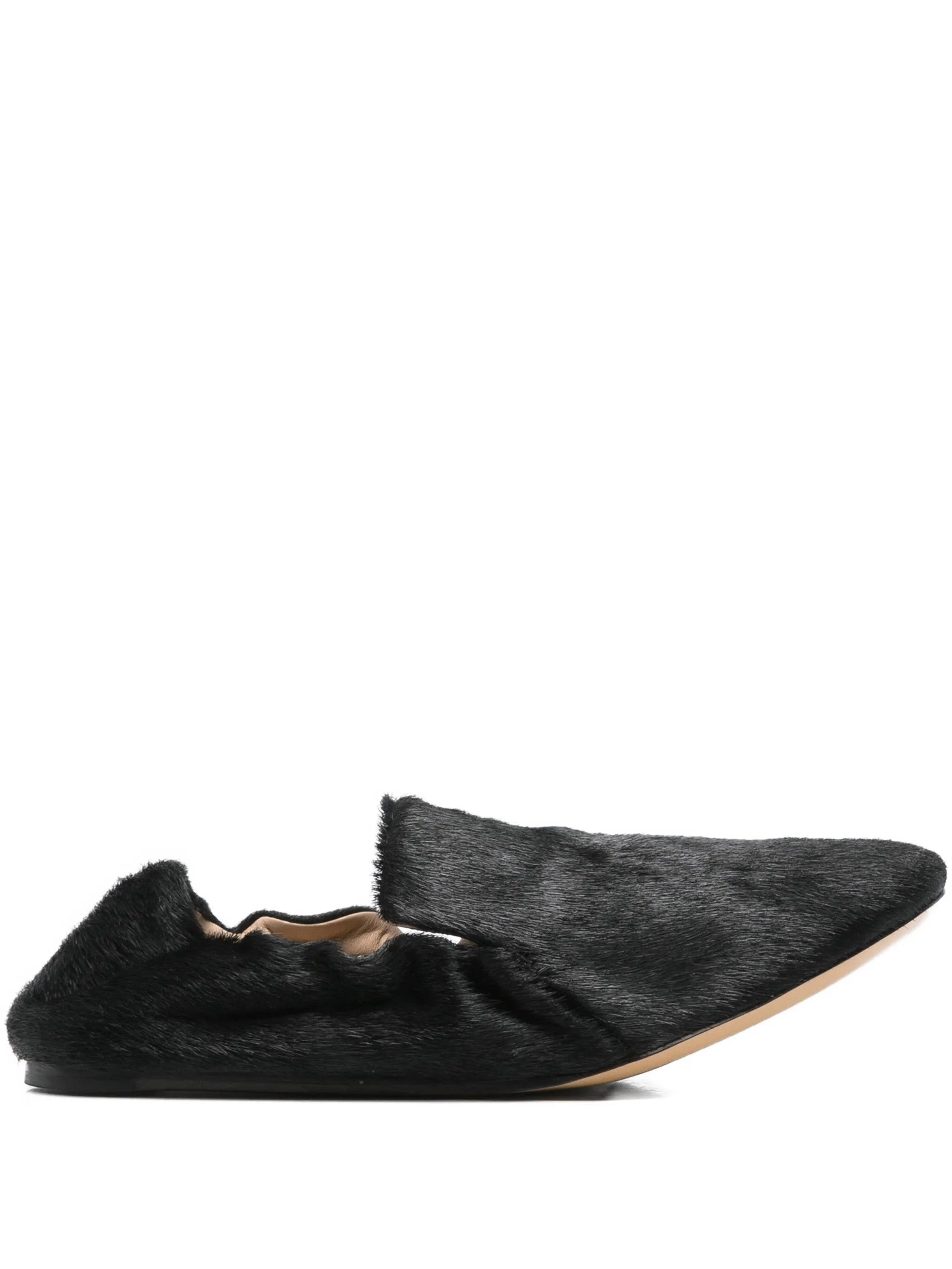 Mocassini con bordi in in nero pellicciaLe monde beryl - donna 