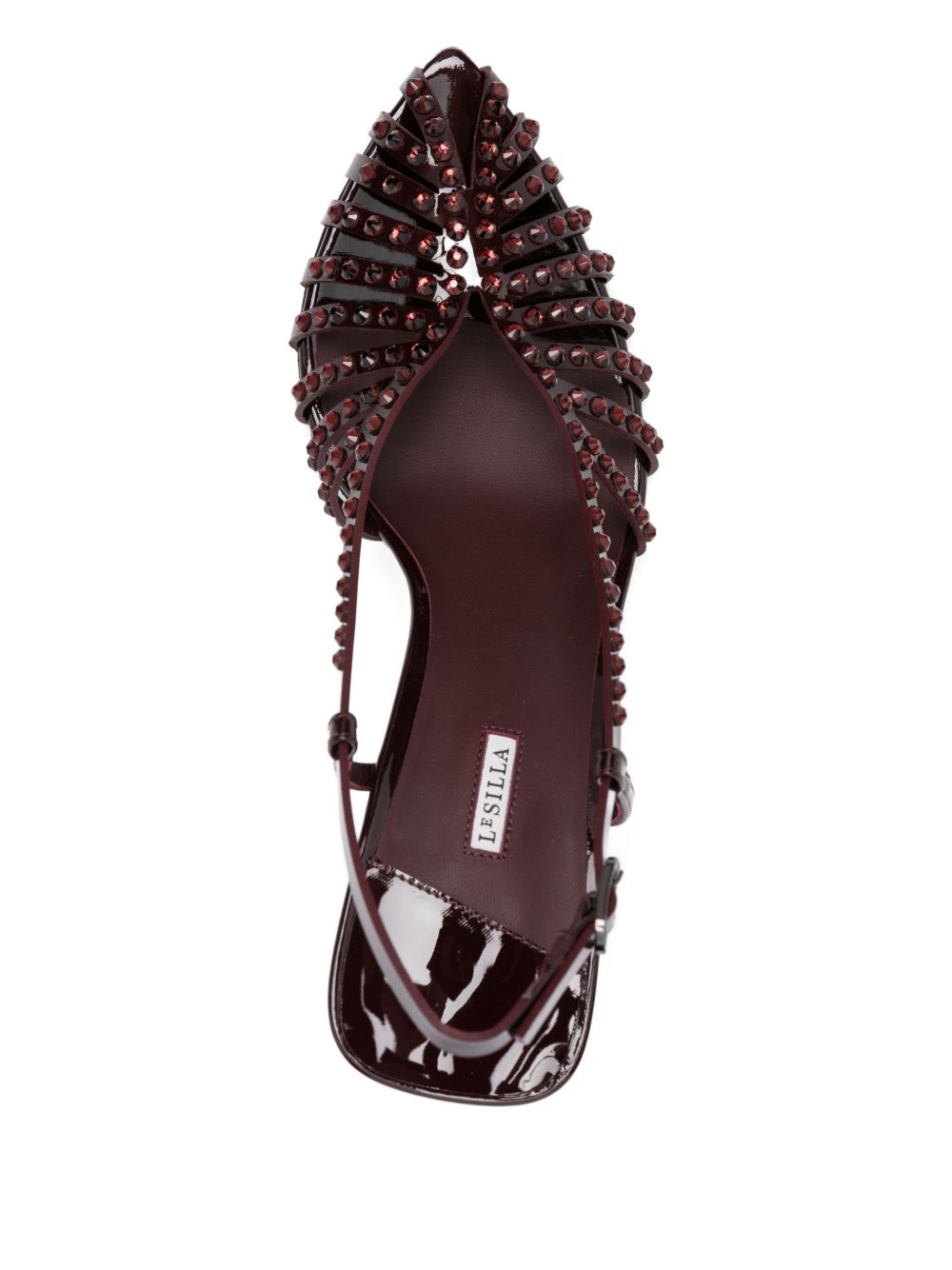 Sandali con cristalli da in bordeaux Le silla - donna 