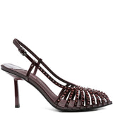 Sandali con cristalli da in bordeaux Le silla - donna 