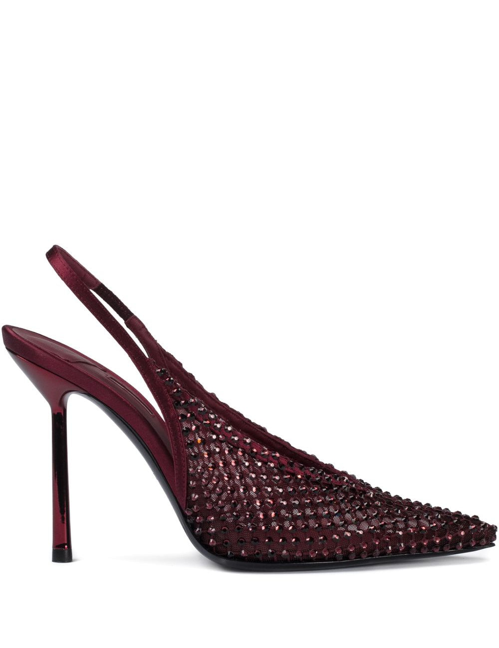 Decollete Gilda con cinturino e cristalli in bordeaux Le silla - donna 
