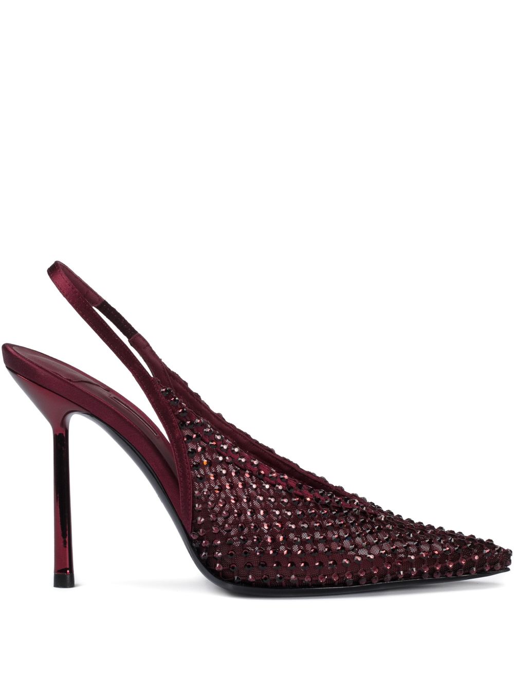 Decollete Gilda con cinturino e cristalli in bordeaux Le silla - donna 