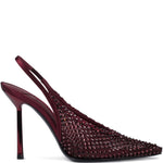 Decollete Gilda con cinturino e cristalli in bordeaux Le silla - donna 