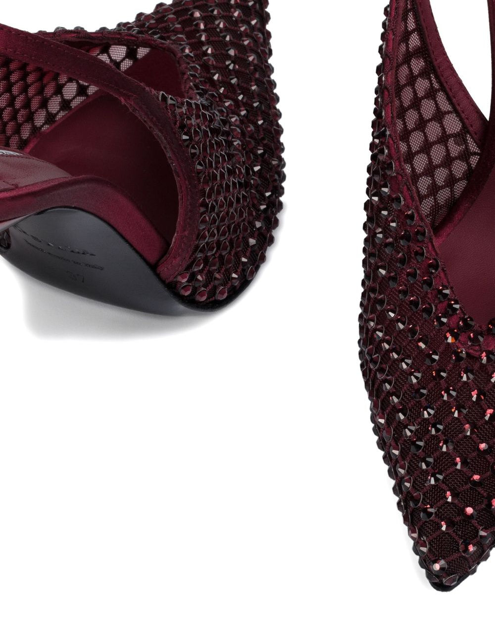Decollete Gilda con cinturino e cristalli in bordeaux Le silla - donna 