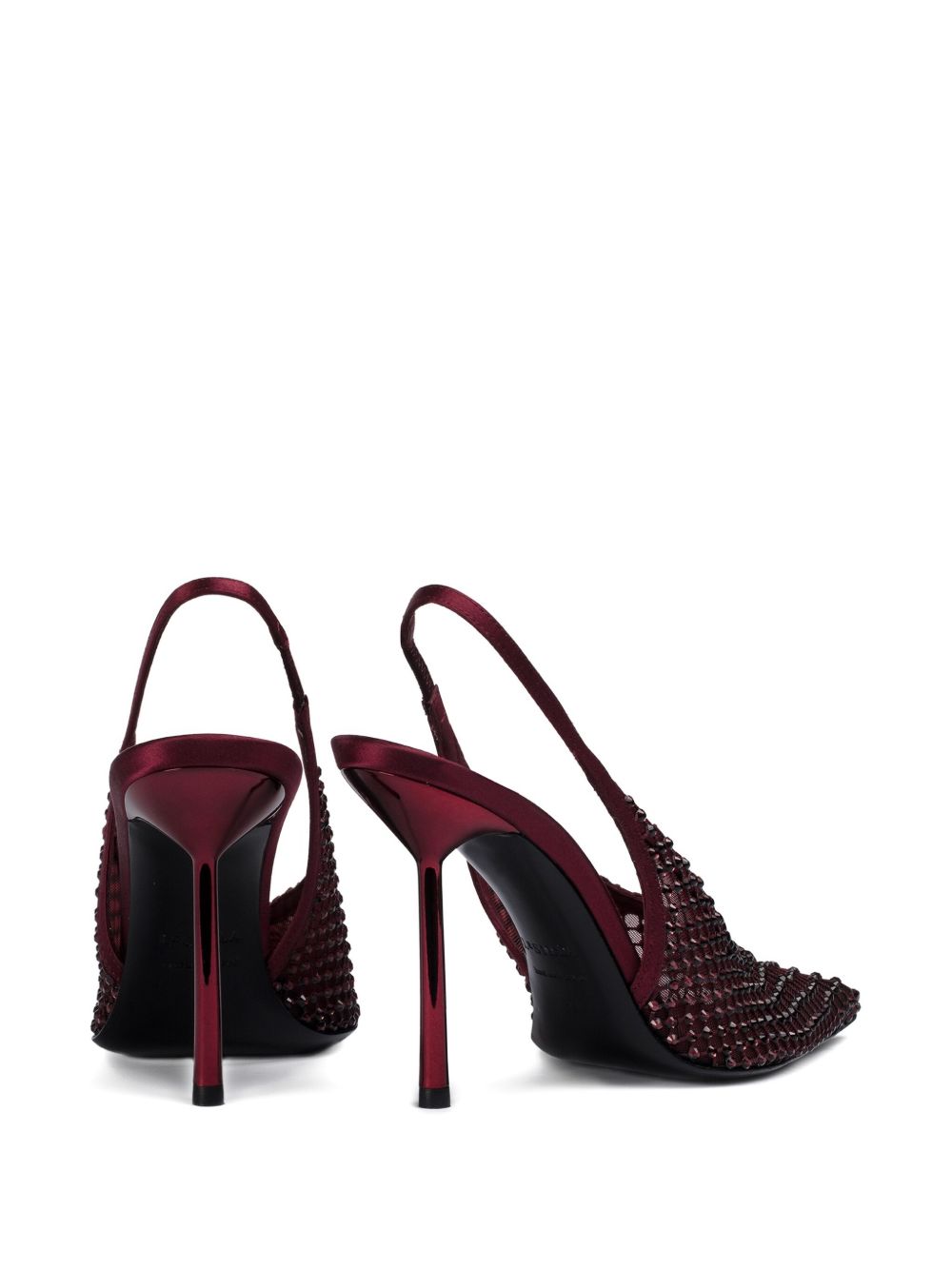 Decollete Gilda con cinturino e cristalli in bordeaux Le silla - donna 
