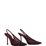 Decollete Gilda con cinturino e cristalli in bordeaux Le silla - donna 
