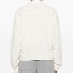 Maglione Polo boxy in avorio Loulou De Saison - donna 