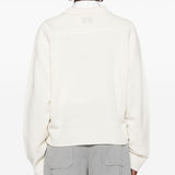 Maglione Polo boxy in avorio Loulou De Saison - donna 