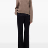 Maglione Polo boxy in beige Loulou De Saison - donna 