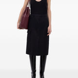 Gonna midi a matita JASPER in nero LouLou De Saison - donna 