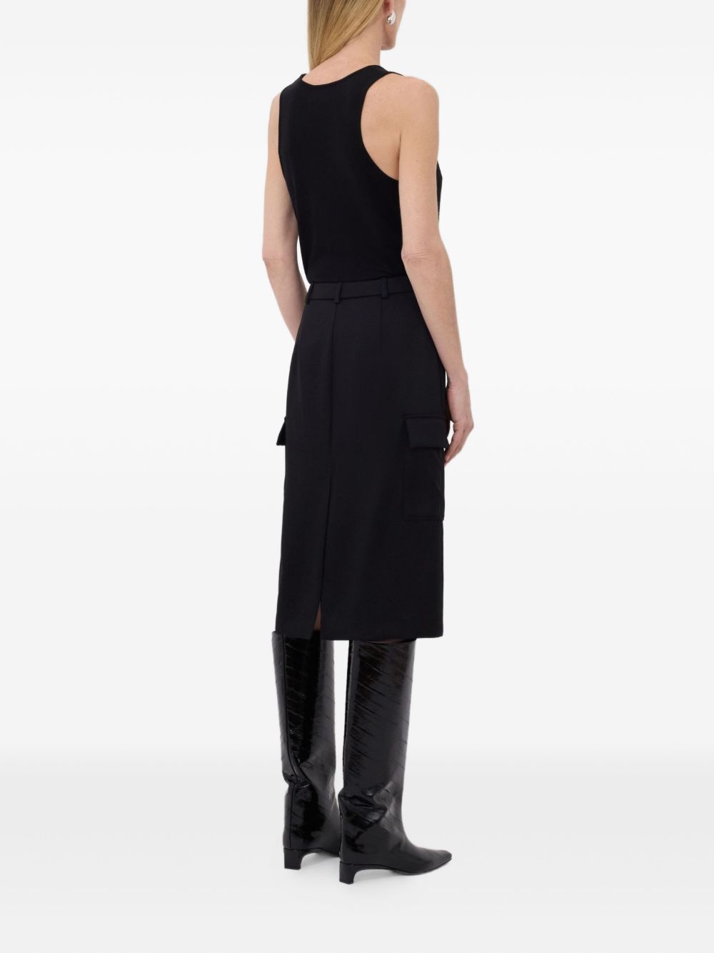 Gonna midi a matita JASPER in nero LouLou De Saison - donna 