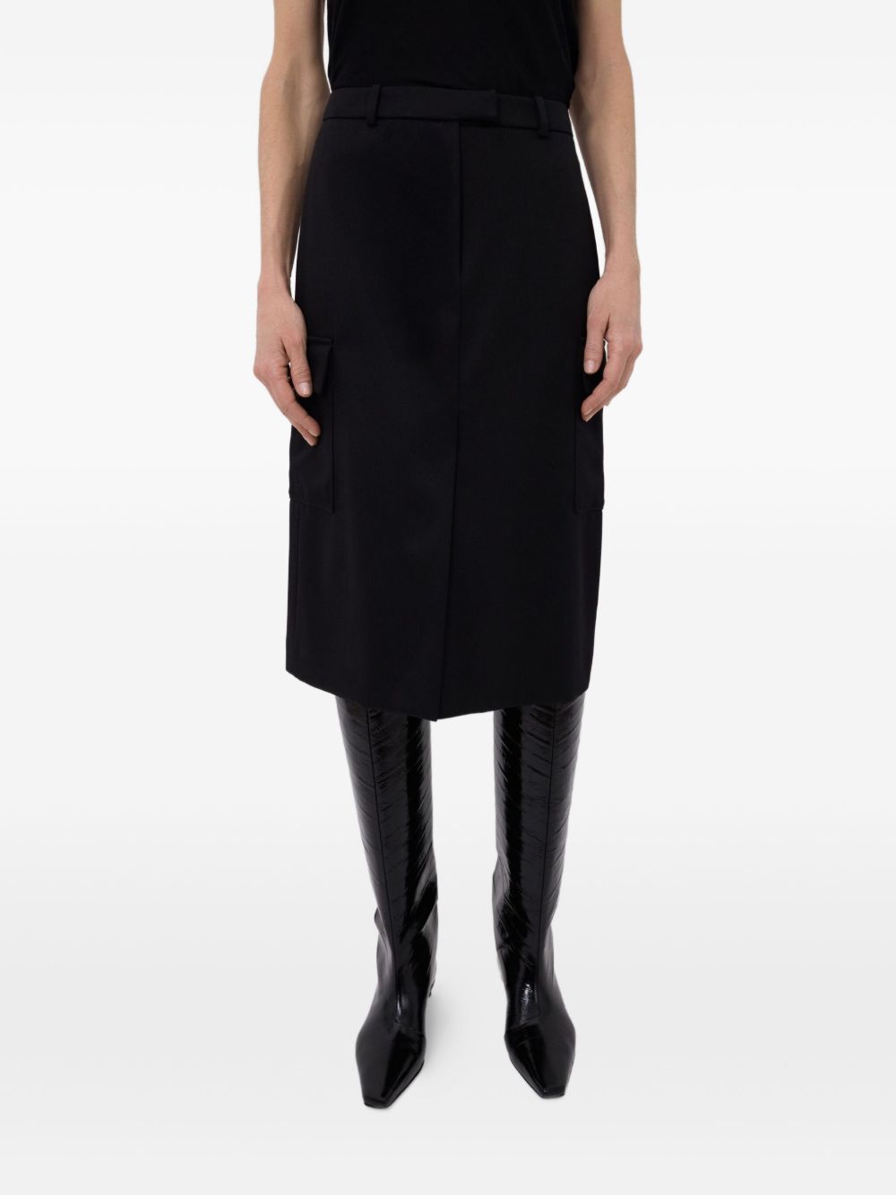 Gonna midi a matita JASPER in nero LouLou De Saison - donna 