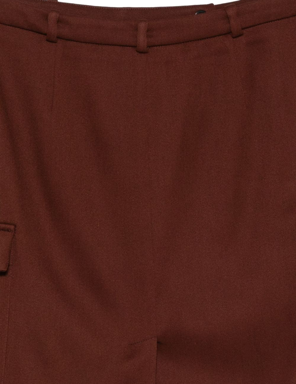 Gonna dritta con spacchi in bordeaux Loulou de saison - donna 