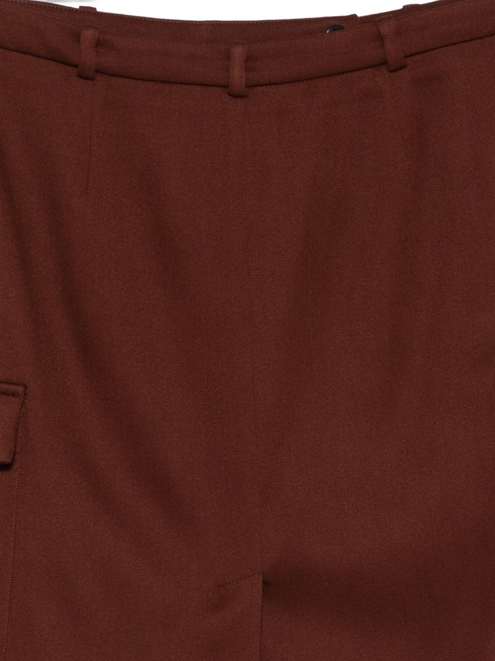 Gonna dritta con spacchi in bordeaux Loulou de saison - donna 