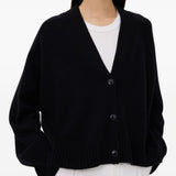 Cardigan Kaia con bottoni in nero LouLou de Saison - donna 
