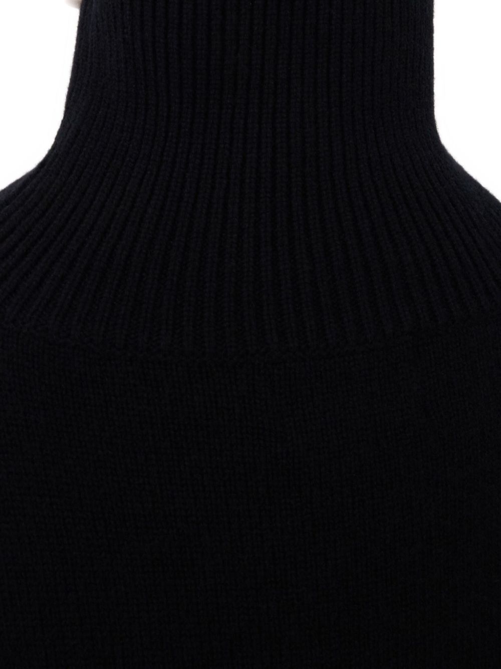 Maglione a collo alto Luke in nero Loulou de saison - donna 