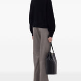 Maglione a collo alto Luke in nero Loulou de saison - donna 