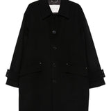 Cappotto monopetto in nero Mackintosh - uomo 