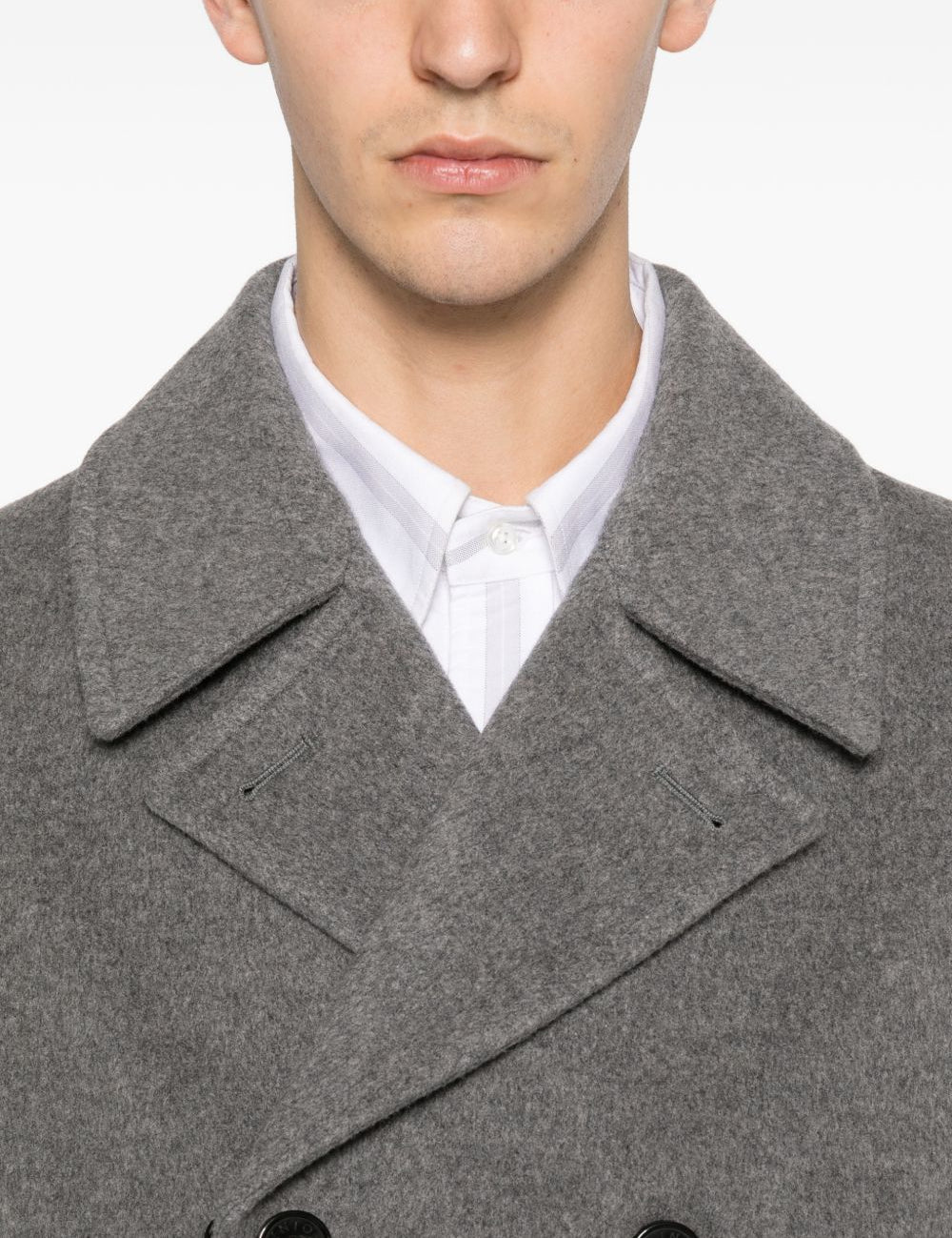 Cappotto doppiopetto in grigio Mackintosh - uomo 