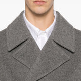 Cappotto doppiopetto in grigio Mackintosh - uomo 