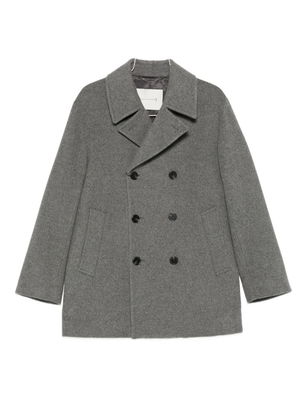 Cappotto doppiopetto in grigio Mackintosh - uomo 