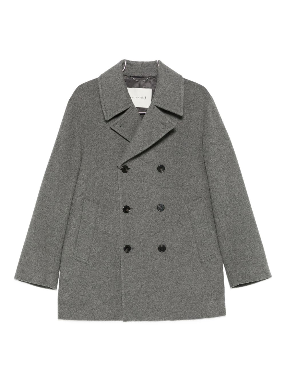 Cappotto doppiopetto in grigio Mackintosh - uomo 