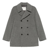 Cappotto doppiopetto in grigio Mackintosh - uomo 