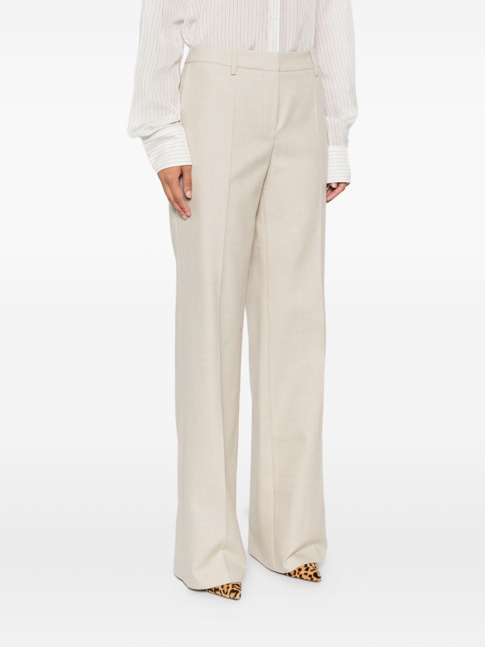 Pantaloni sartoriali in beige Magda butrym - donna 