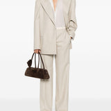 Pantaloni sartoriali in beige Magda butrym - donna 