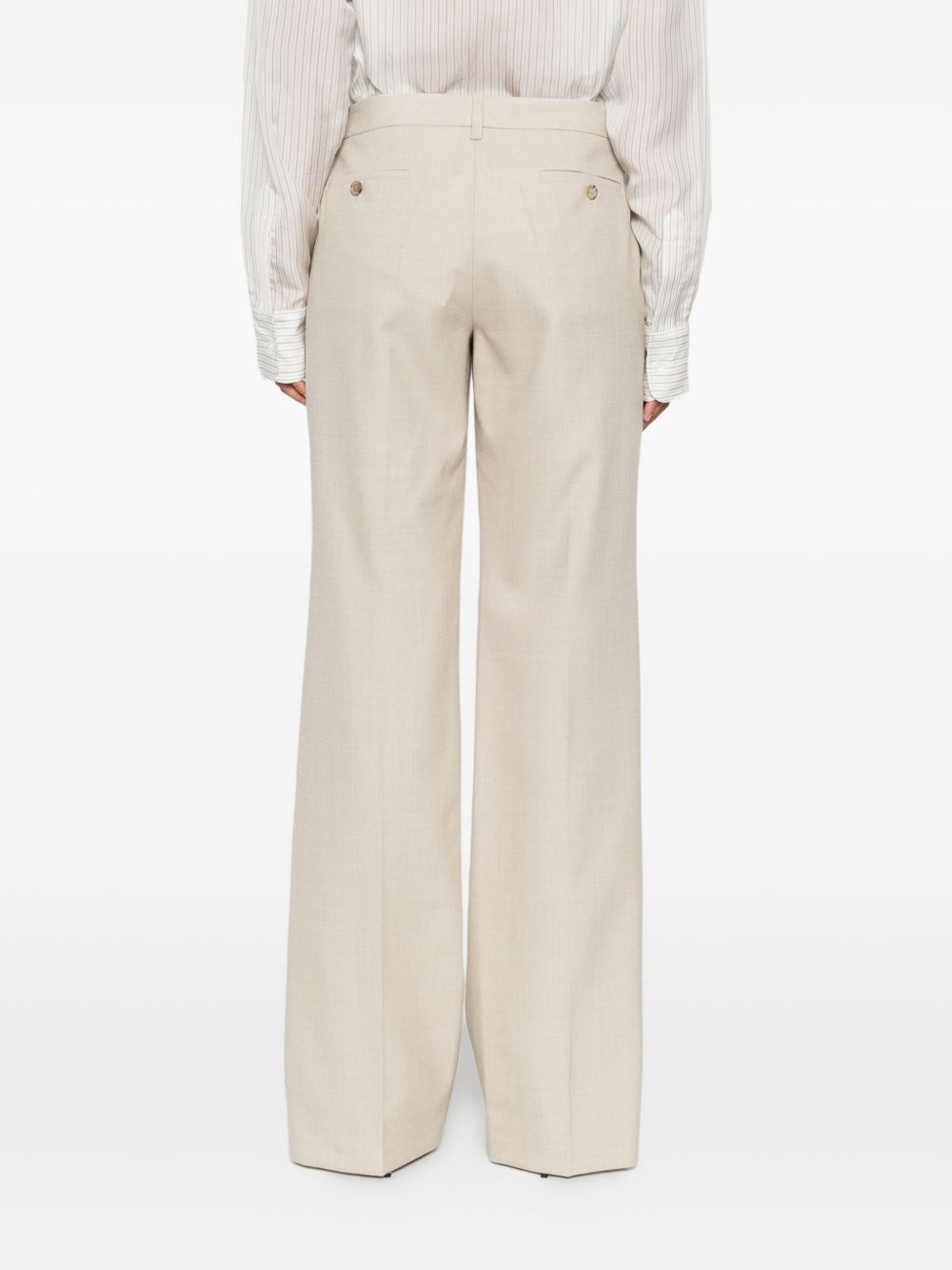 Pantaloni sartoriali in beige Magda butrym - donna 