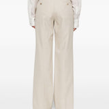 Pantaloni sartoriali in beige Magda butrym - donna 