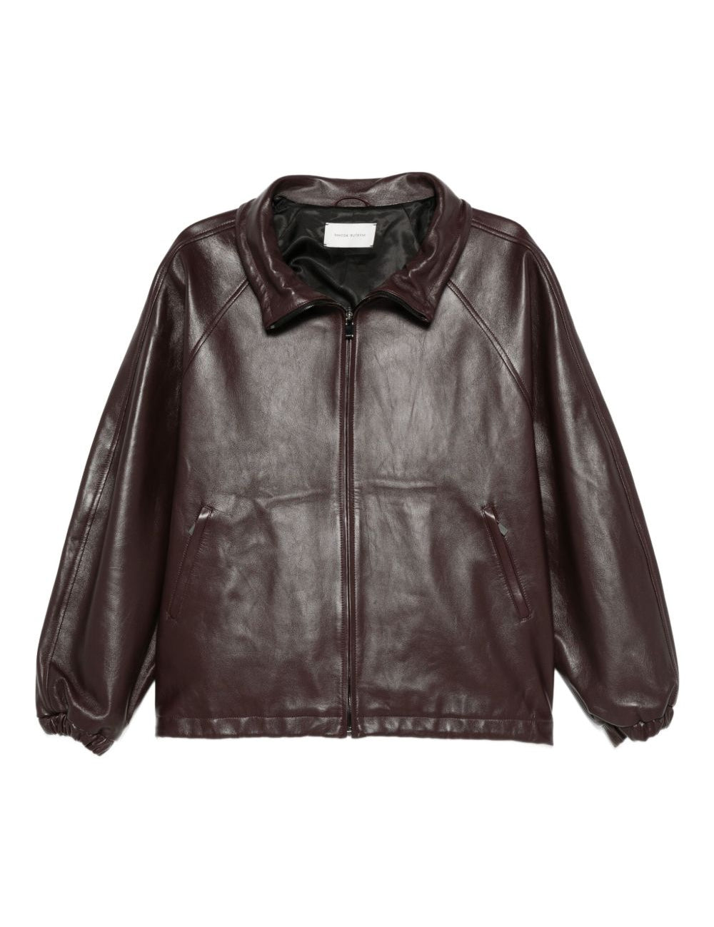 Giacca bomber in pelle marrone Magda Butrym - donna 