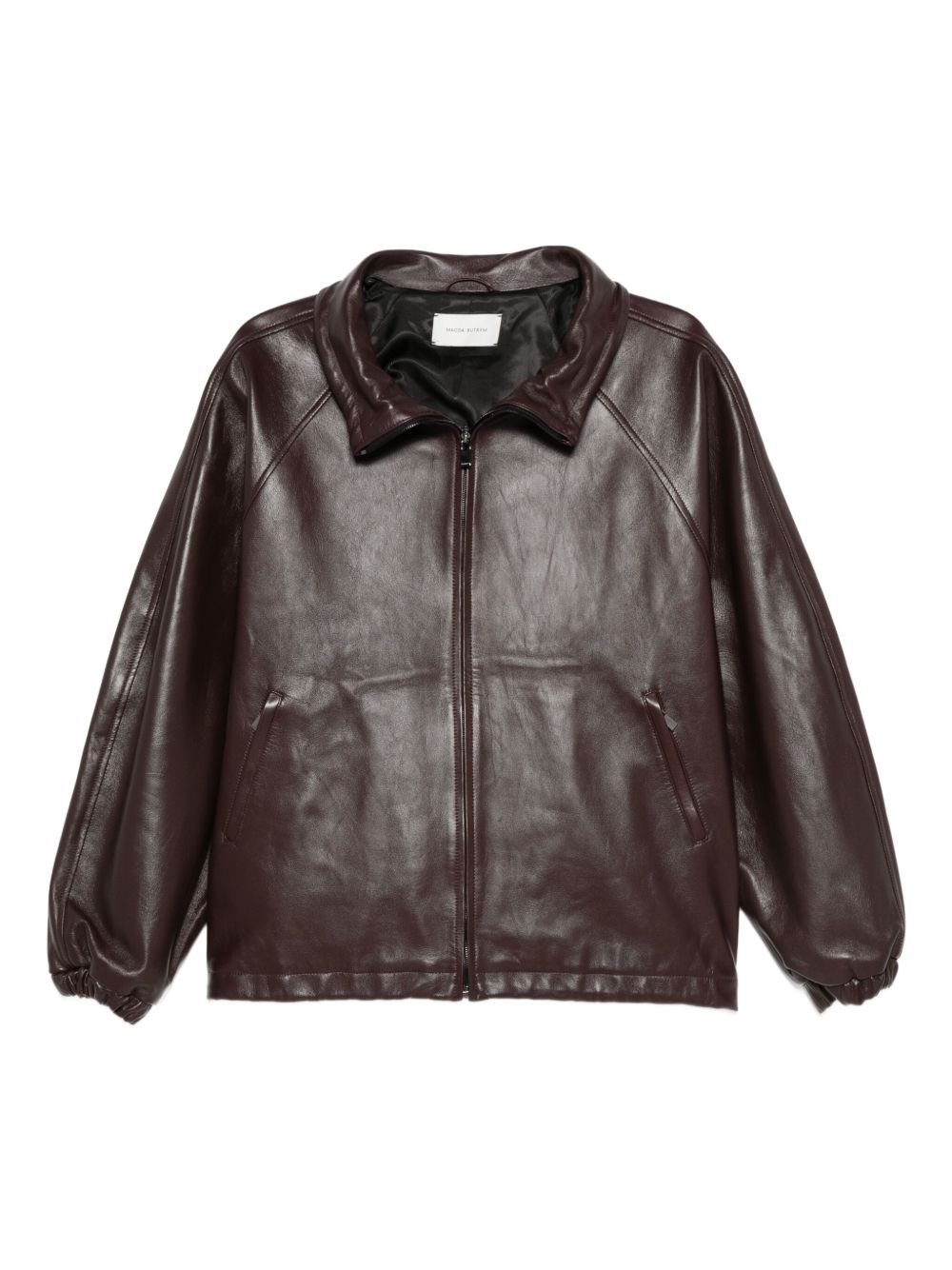 Giacca bomber in pelle marrone Magda Butrym - donna 