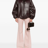 Giacca bomber in pelle marrone Magda Butrym - donna 