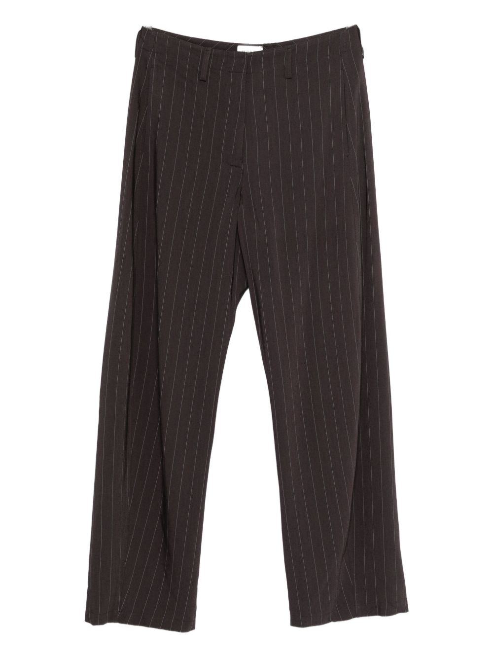 Pantaloni gessati in marrone Magda butrym - donna 