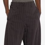 Pantaloni gessati in marrone Magda butrym - donna 