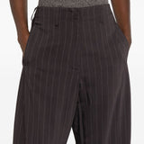 Pantaloni gessati in marrone Magda butrym - donna 