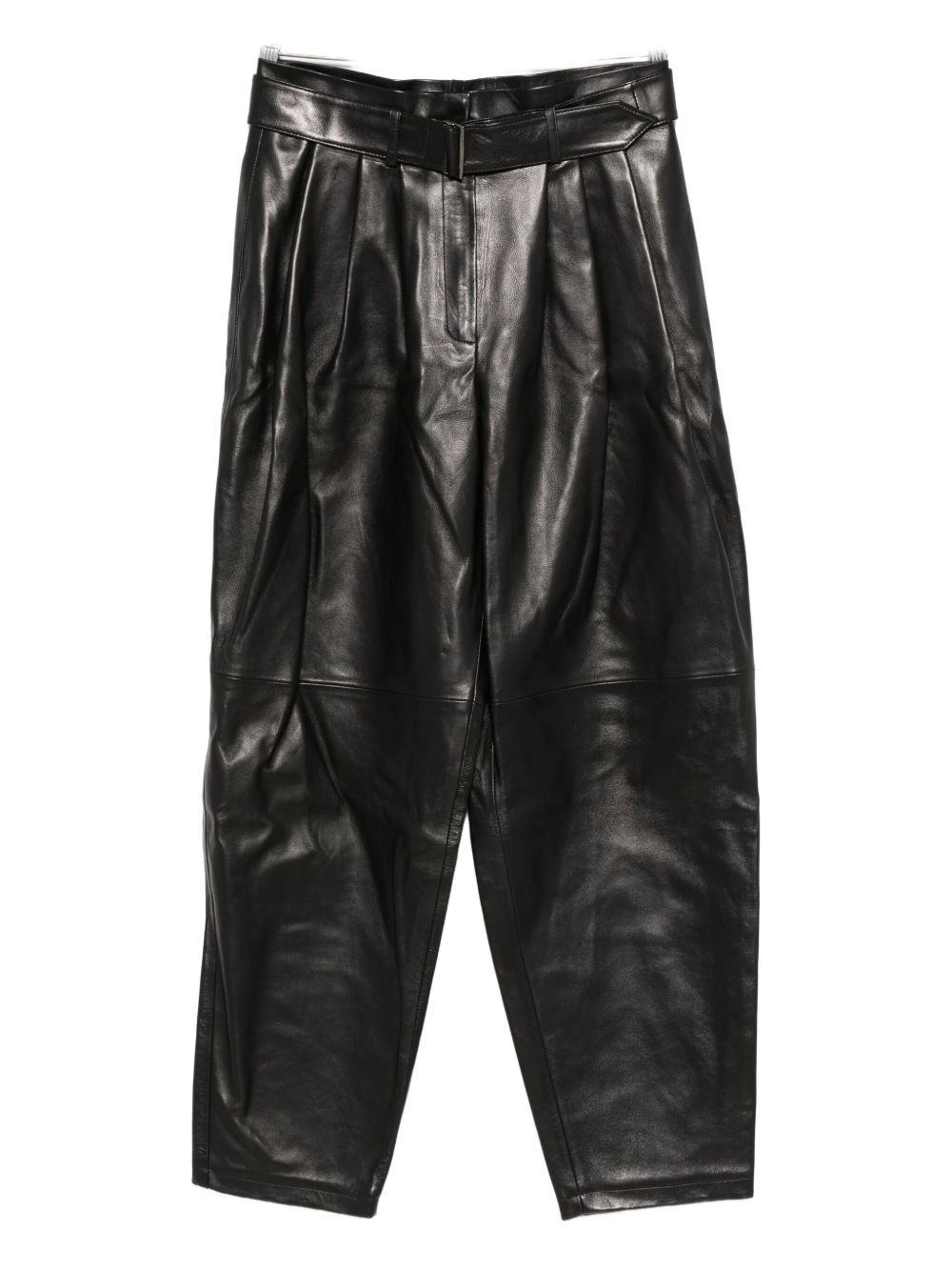 Pantaloni in pelle in nero Magda butrym - donna 