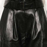 Pantaloni in pelle in nero Magda butrym - donna 