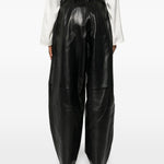Pantaloni in pelle in nero Magda butrym - donna 