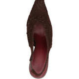 Decollete in crochet in marrone Magda butrym - donna 