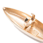 Anello regolabile con logo in oro Magda butrym - donna 