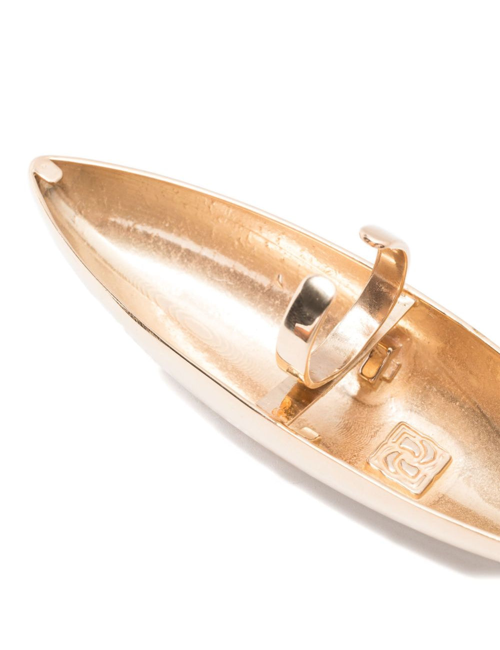 Anello regolabile con logo in oro Magda butrym - donna 