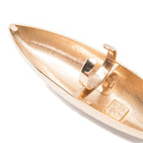 Anello regolabile con logo in oro Magda butrym - donna 