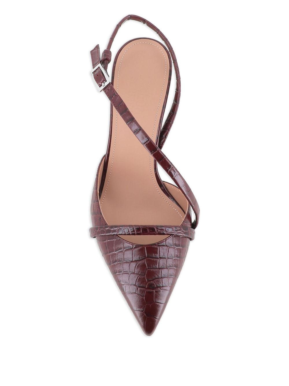 Decollete Valeria con effetto coccodrillo in marrone Malone souliers - donna 