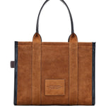 Borsa the tote bag grande in suede marrone Marc Jacobs - donna 