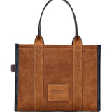 Borsa the tote bag grande in suede marrone Marc Jacobs - donna 