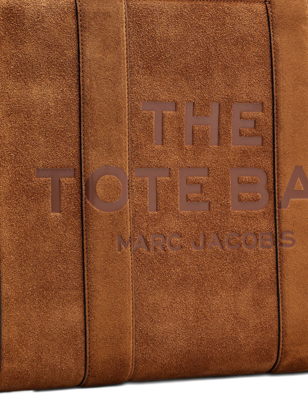Borsa the tote bag grande in suede marrone Marc Jacobs - donna 
