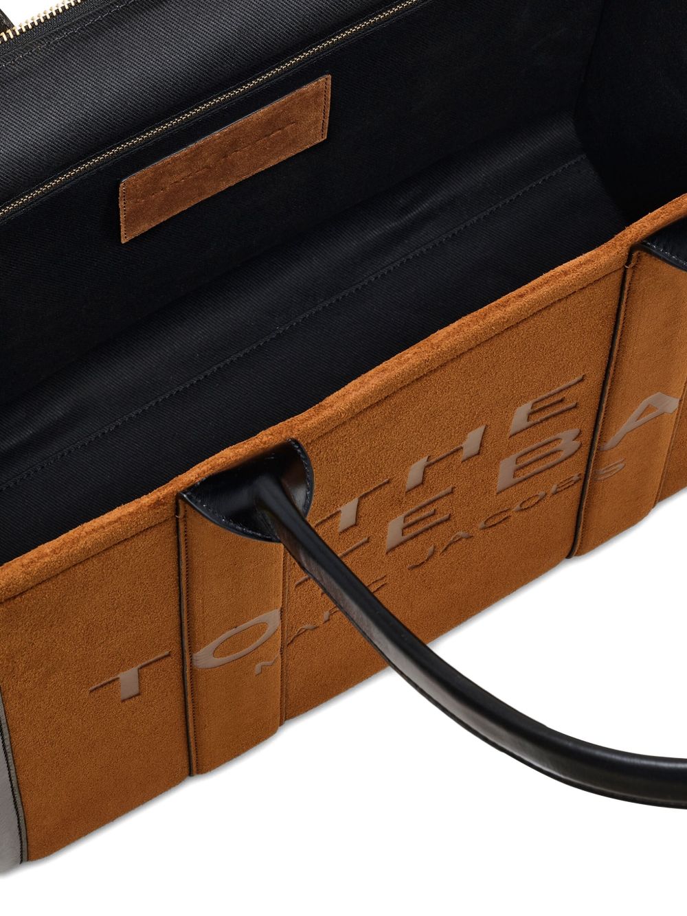 Borsa the tote bag grande in suede marrone Marc Jacobs - donna 