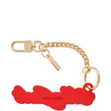 Ciondolo per borsa The Cursive Logo in rosa Marc jacobs - donna 
