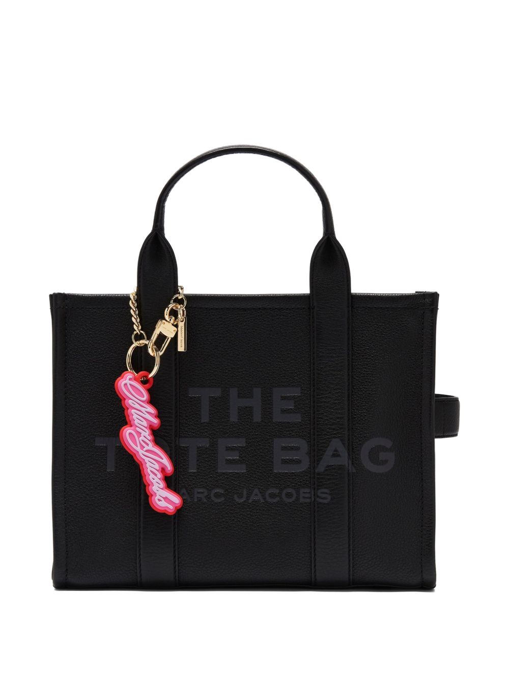 Ciondolo per borsa The Cursive Logo in rosa Marc jacobs - donna 